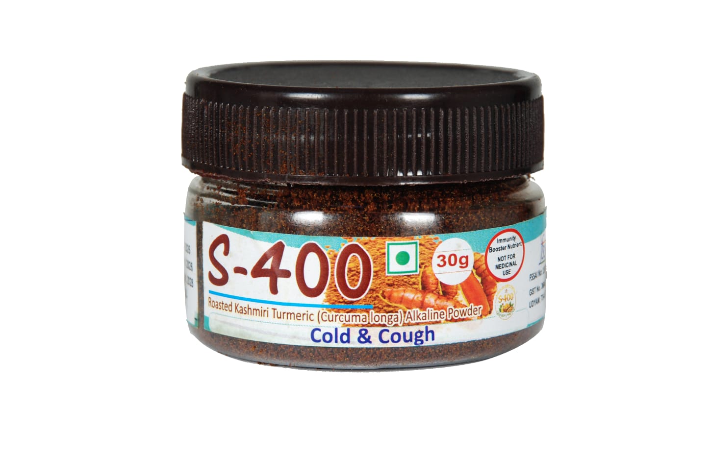 S-400 roasted Kashmiri turmeric supplement